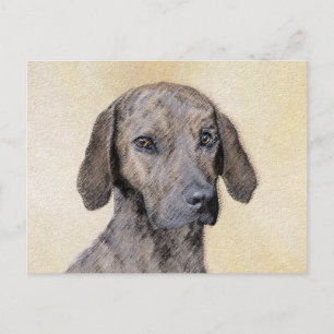Plott-målning - Cute Original Hund Art Vykort