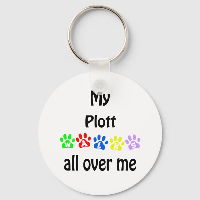 Plott Walks Design Nyckelring (Framsida)