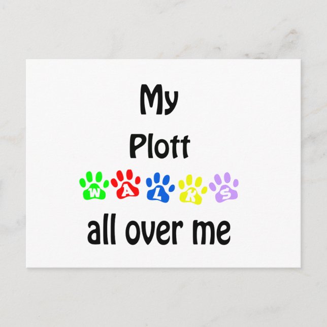 Plott Walks Design Vykort (Framsida)