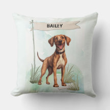 Plott Watercolor Personalized Dog