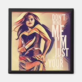 Plotta nedfallet magnet