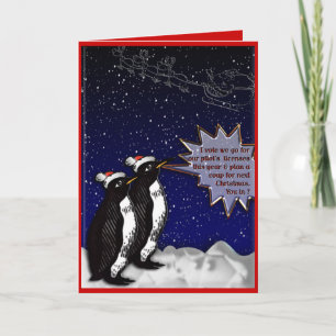 Plotting Penguins Helgkort