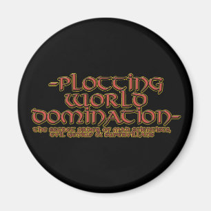 Plottning av världens dominans magnet