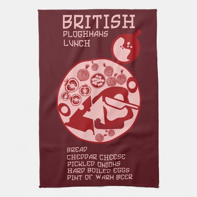Ploughmans Pub lunch Kökshandduk (Vertikal)