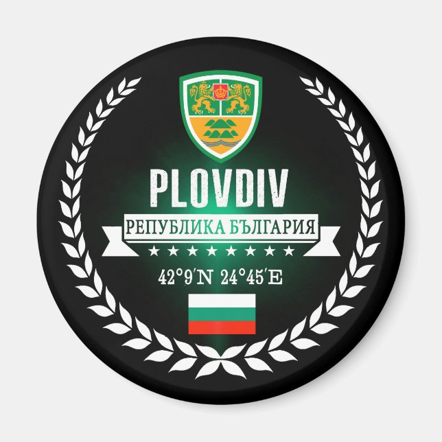 Plovdiv Magnet (Framsidan)