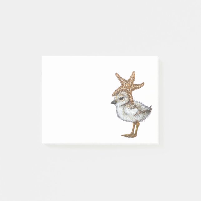 Plover-chick efter-it-anteckningar post-it block (Framsida)