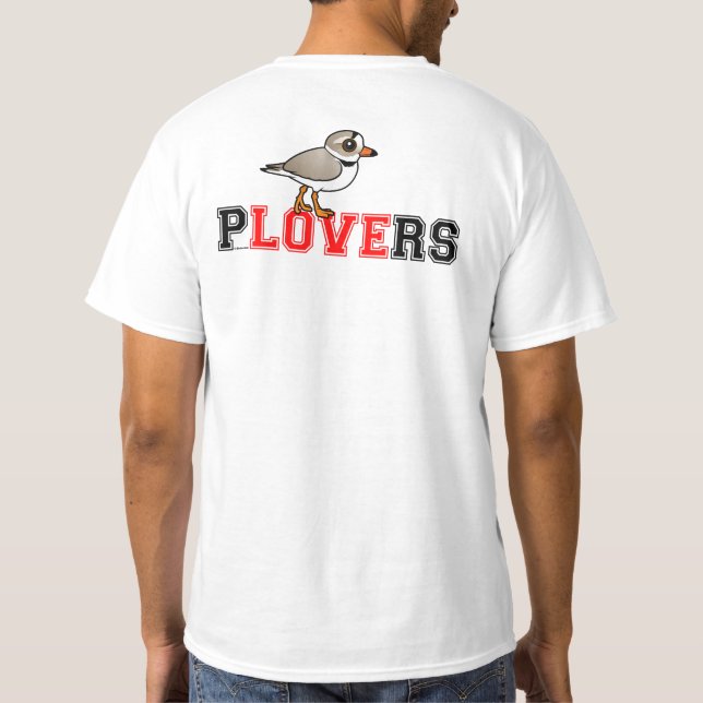 Plovers Kärlek (design på baksidan) T-Shirt (Baksida)