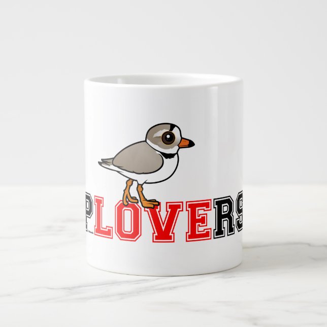 Plovers Kärlek Jumbo Mugg (Framsidan)