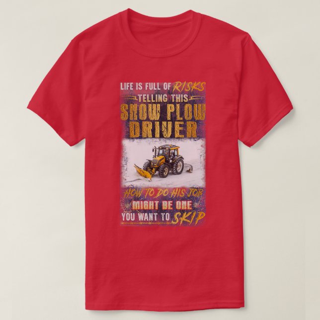 Plow-drivrutin för Fantastisk Snö 5 T Shirt (Design framsida)