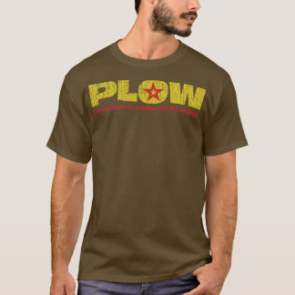 PLOW Pennsylvania Dam of Wrestling 1986 T Shirt