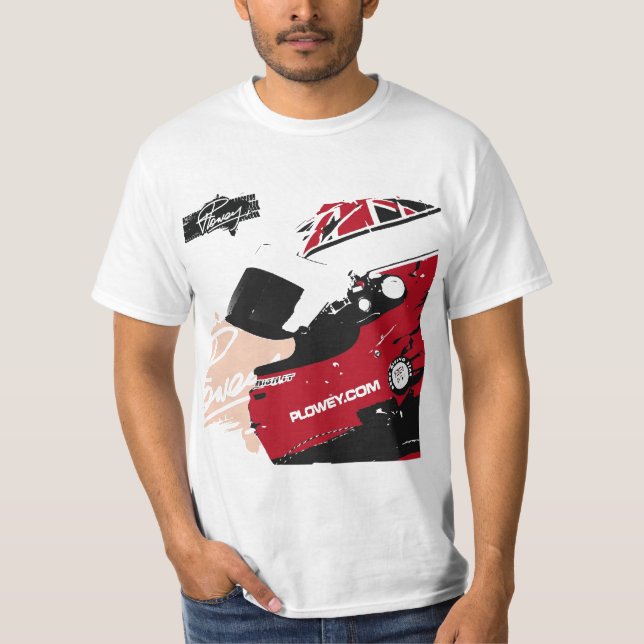 Plowey- enkel T-tröja Tee Shirt (Framsida)
