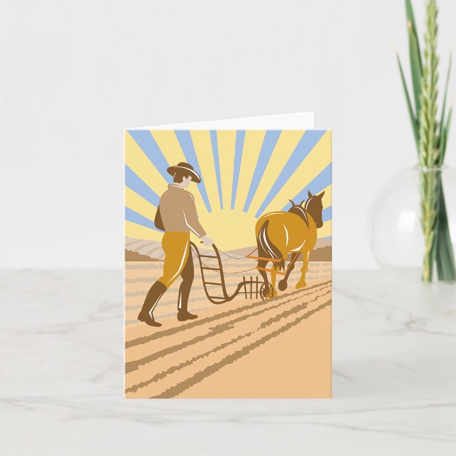 Plowing A Fält Kort (Skapare uppladdad)