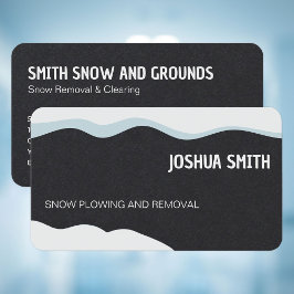 Plowing and Removal snö Visitkort