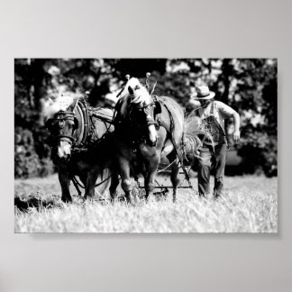 Plowing Poster