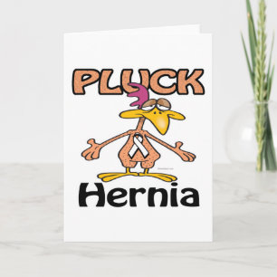 Pluck Hernia Awareness Design Kort