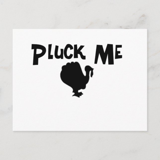 Pluck Me Me Vykort (Framsida)