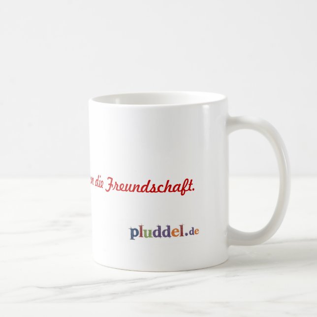 pluddel-tasse-büro-freundschaft kaffemugg (Höger)