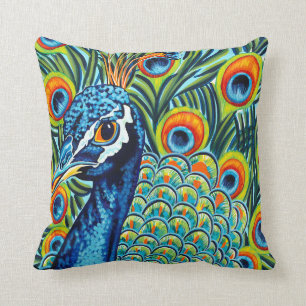 Pluerad Peacock I Kudde