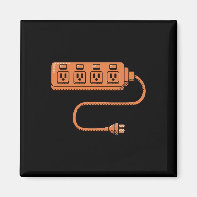 Plug och uttag av Par Hallowee Magnet (Framsidan)