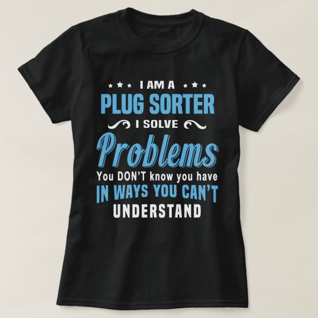Plug Sorter T Shirt (Design framsida)