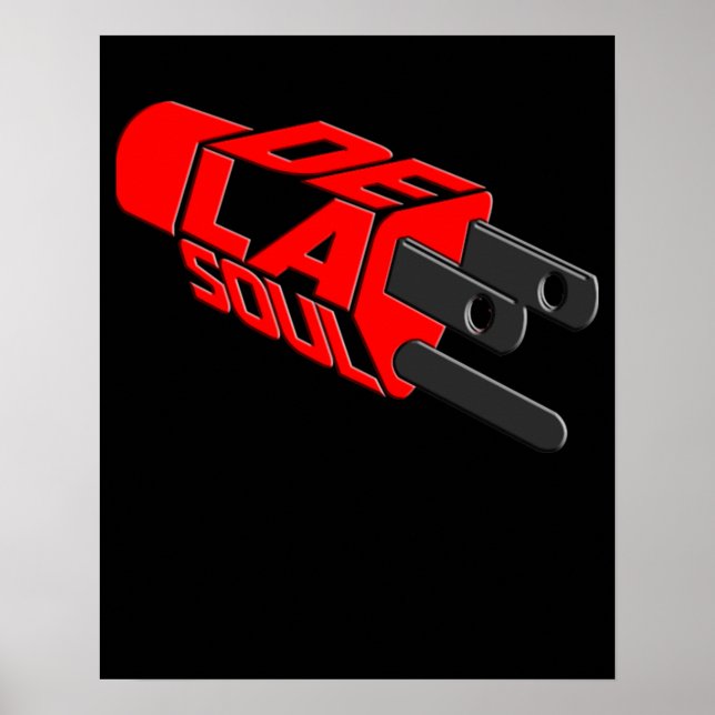 Plug Won De La Soul Poster (Framsidan)