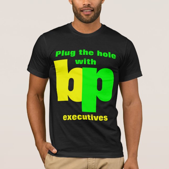 Plugga hål med bp-ledare tee shirt (Framsida)