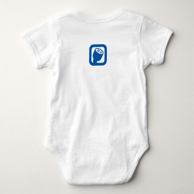 PlugShare för baby Tee Shirt (Baksida)