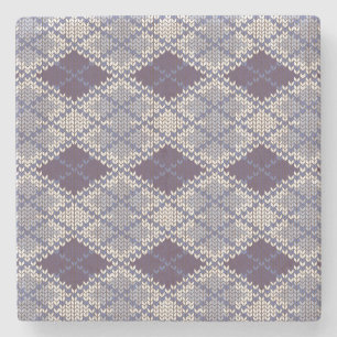 PLUM ARGYLE STICKAD Marmor Stenkoppmatta Stenunderlägg