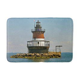 Plum Beach fyr, Rhode island Bath Mat Badrumsmatta