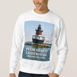 Plum Beach Lighthouse, N. Kingstown, Rhode island Sweatshirt