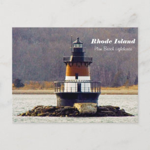 Plum Beach Lighthouse Rhode island vykort