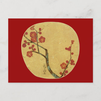 Plum-Blommar, Ogata Korin Japansk finkonst Vykort