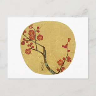 Plum-Blommar, Ogata Korin Japansk finkonst Vykort