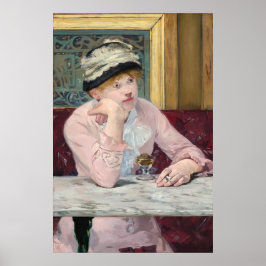 Plum Brandy - Edouard Manet Fine Art Poster