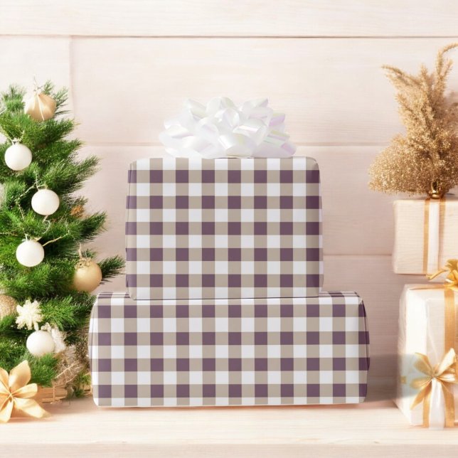 Plum Buffalo Play Helgdag Presentpapper (Skapare uppladdad)