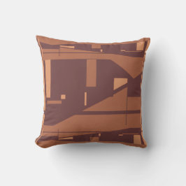 Plum Coral Turcos Mediterranean Mosaic Abstrakt Kudde