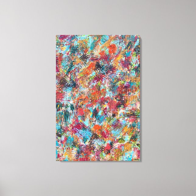 Plum Crazy 24 x 36 Wrapped Canvas (Framsida)