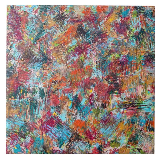 Plum Crazy 6 x 6 keramiskt plattor Kakelplatta (Framsidan)