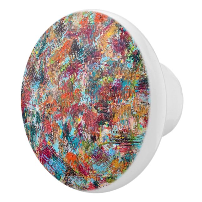 Plum Crazy Ceramic pull Knopp (Höger)