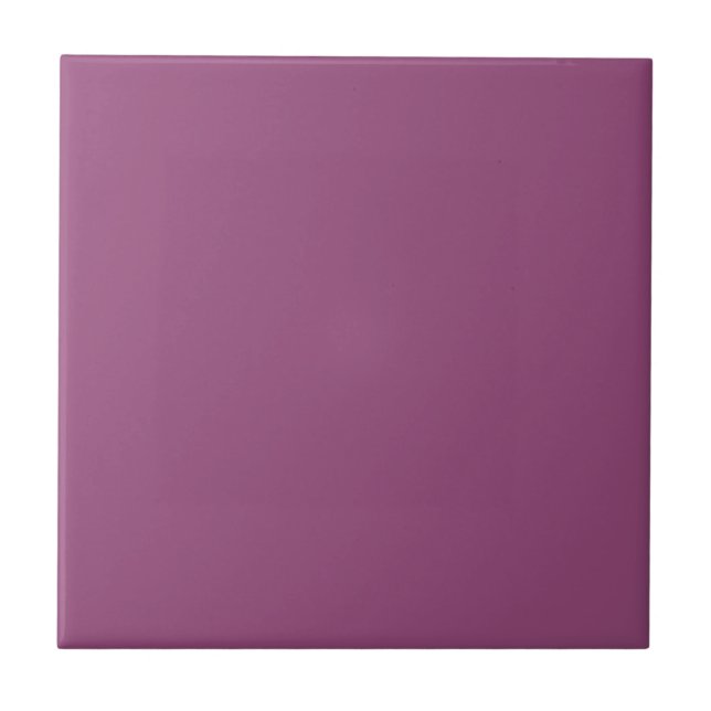 PLUM (fast lila färg) ~ Kakelplatta (Framsidan)