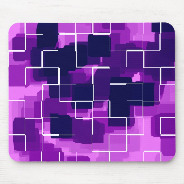 "Plum" Geometric Art Musmatta (Framsidan)