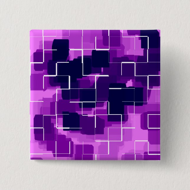 "Plum" Geometric Art Poster Knapp (Framsida)