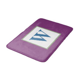 Plum Grönt Blue Monogram Badrumsmatta