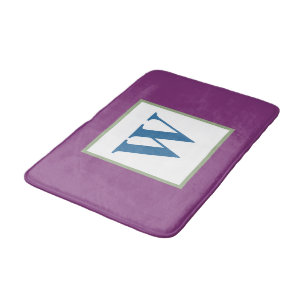 Plum Grönt Blue Monogram Badrumsmatta