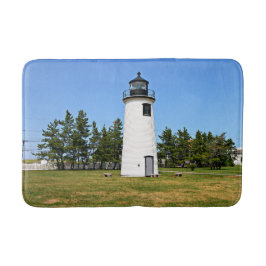 Plum Island fyr, Massachusetts Bath Mat Badrumsmatta