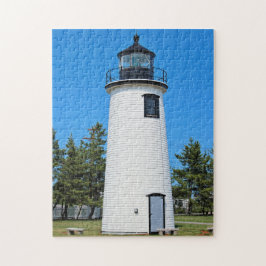 Plum Island Lighthouse Massachusetts Jigszle Puzzl Pussel