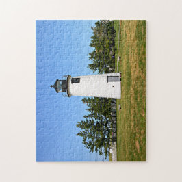 Plum Island Lighthouse Massachusetts Jigszle Puzzl Pussel