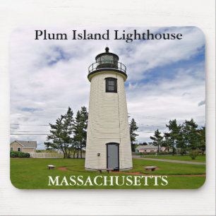 Plum Island Lighthouse, Massachusetts Mousepad Musmatta