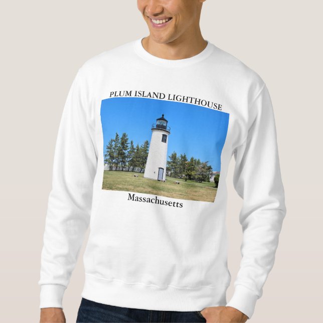 Plum Island Lighthouse, Massachusetts Sweatshirt (Framsida)