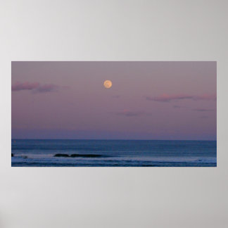 Plum Island Moonrise Poster